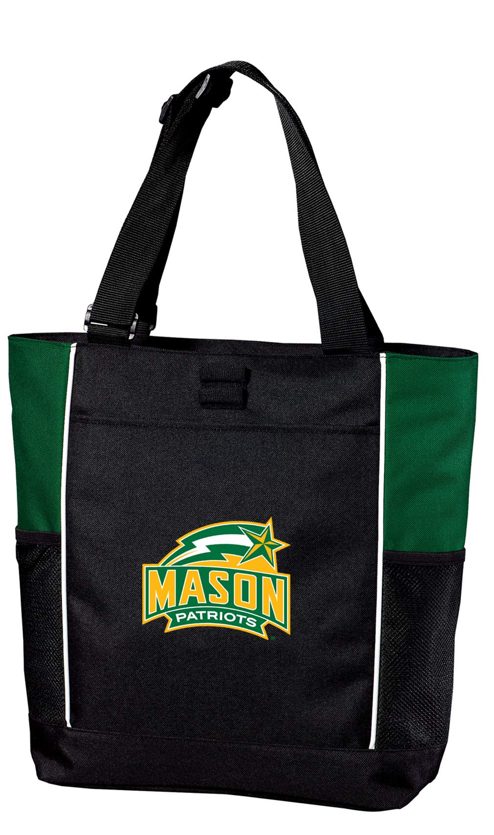 Broad Bay George Mason Tote Bag Colorblock George Mason University Totes Beach Pool Or Travel Official GMU Merchandise
