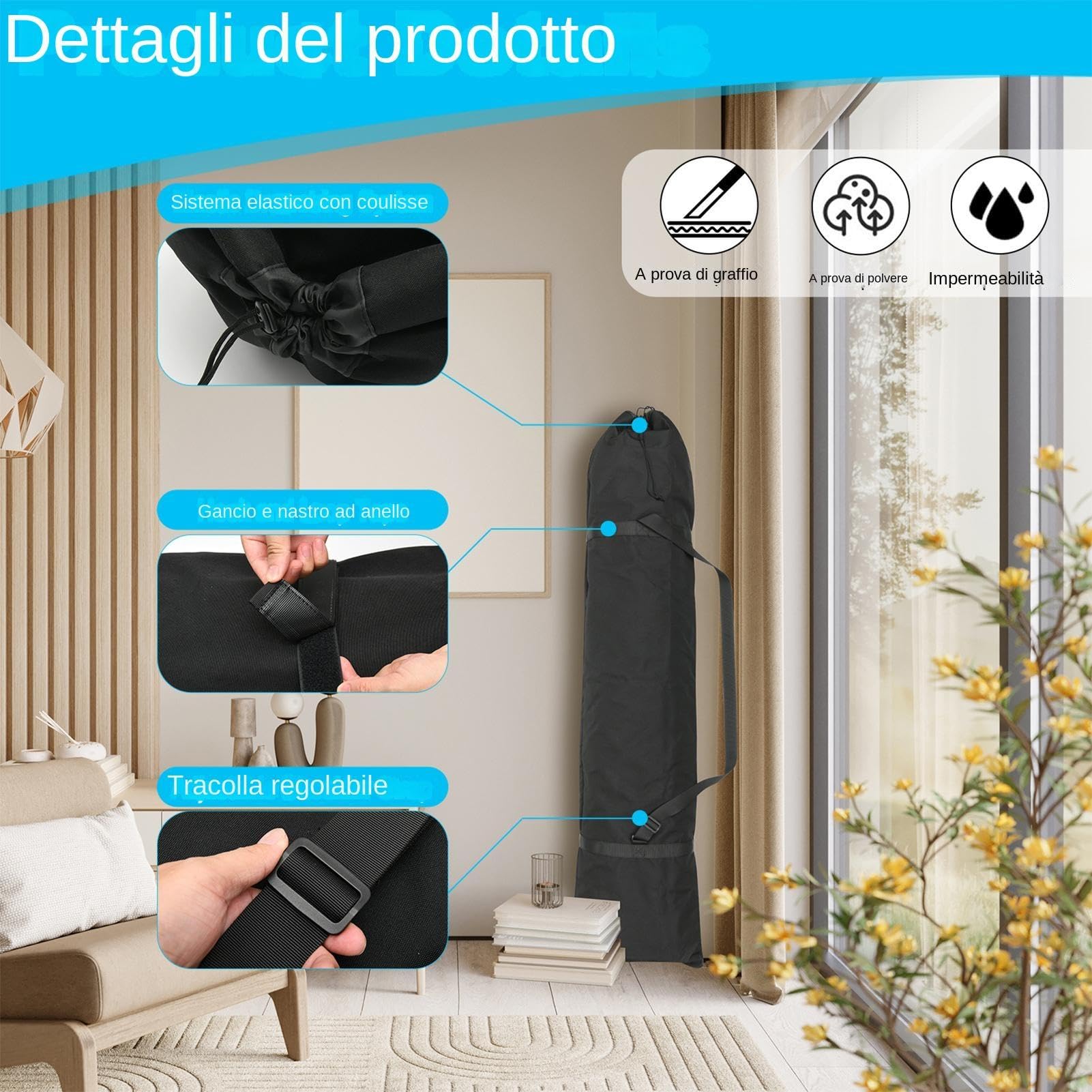 Borsa di spedizione del tappeto, borsa per l'amaca Custodia da campeggio