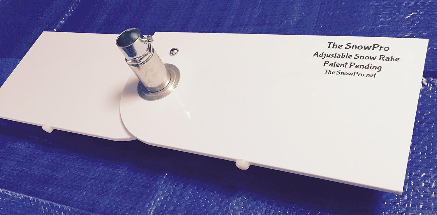 Adjustable to Roof Valleys ! The SnowPro Snow Rake Shingle Saver