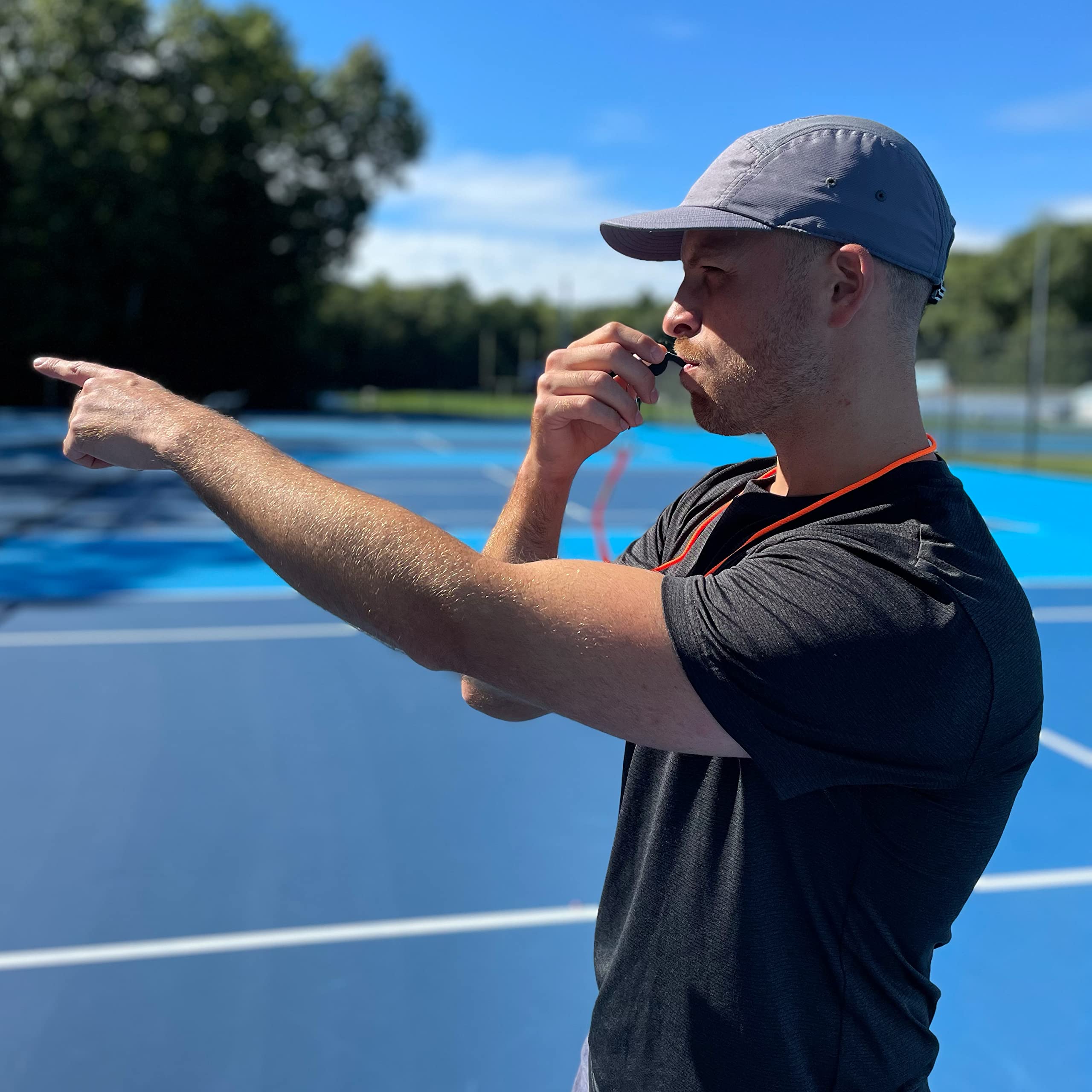 Franklin Sports All-Sport Metal Whistle with Lip Guard - Image 4