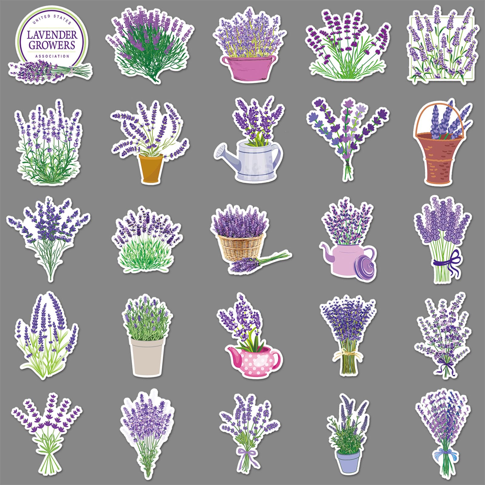 50 adesivi cactus, graziosi fiori vegetali verdi vaso adesivi per computer portatile, bottiglia d'acqua, diario, computer