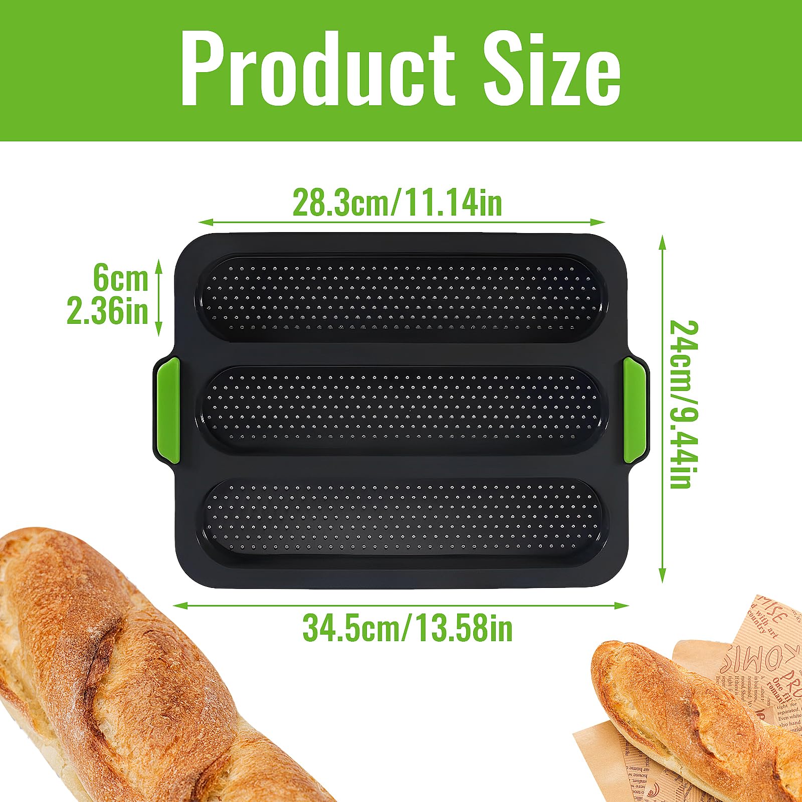 SNSYGN Baguette Baking Tray - Image 2