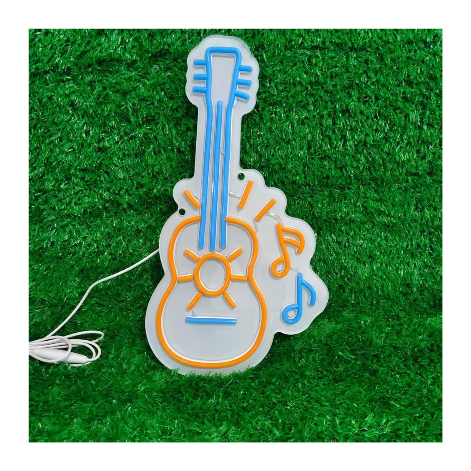 Luci al Neon Da Parete Insegna Al Neon Con Musica Per Chitarra, Decorazione Da Parete Per Studio Di Registrazione, Studio Musicale, Bar, Ristorante, Negozio, Lampade Decorative 40cm