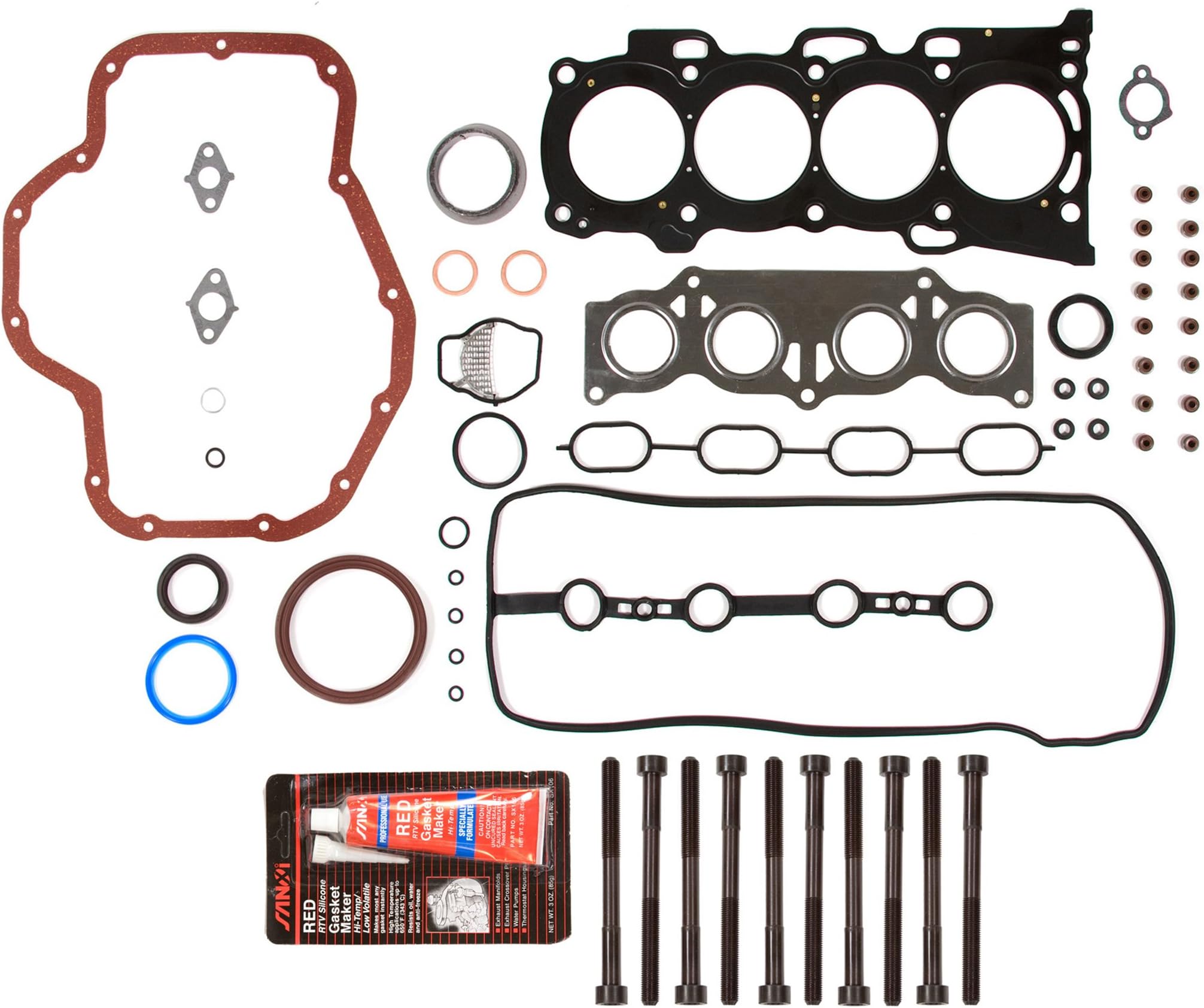 Evergreen FSHB2040 Full Gasket Set Head Bolt