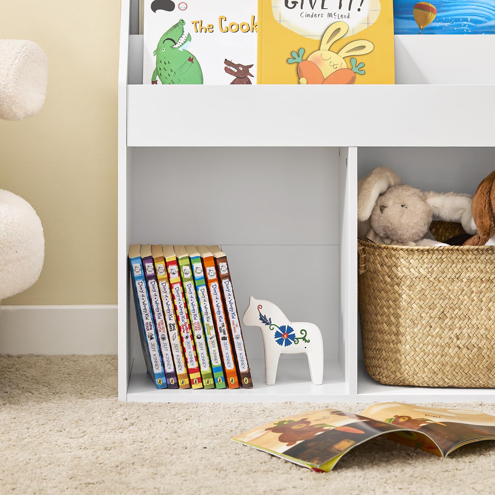 sweeek - Kinderboekenkast met 2 planken en 2 deuren kopen? Shop bij