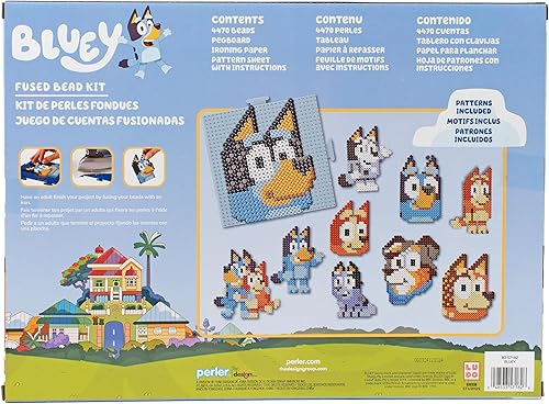 Vista 69 de Perler 80-57046 Disney El Rey León Fused Bead Kit de actividades de manualidades, incluye 9 patrones, multicolor, 2004 piezas