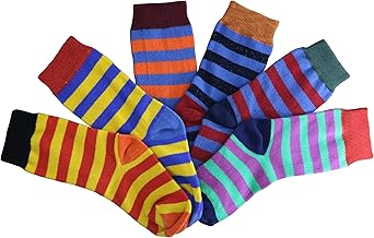 Bahob® 6 Pairs Boys Girls Character Cotton Socks Kids Novelty Designer Socks