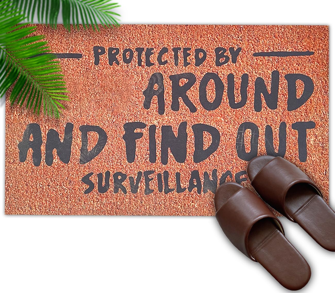 FlidRunest Funny Doormat, Welcome Mat Floor Mats, Slip and Easy to Clean, Indoor Outdoor Home Front Porch Rugs Bedroom Entrance Patio Decoration Supplies(29.5’’x17.7’’x0.6’’)