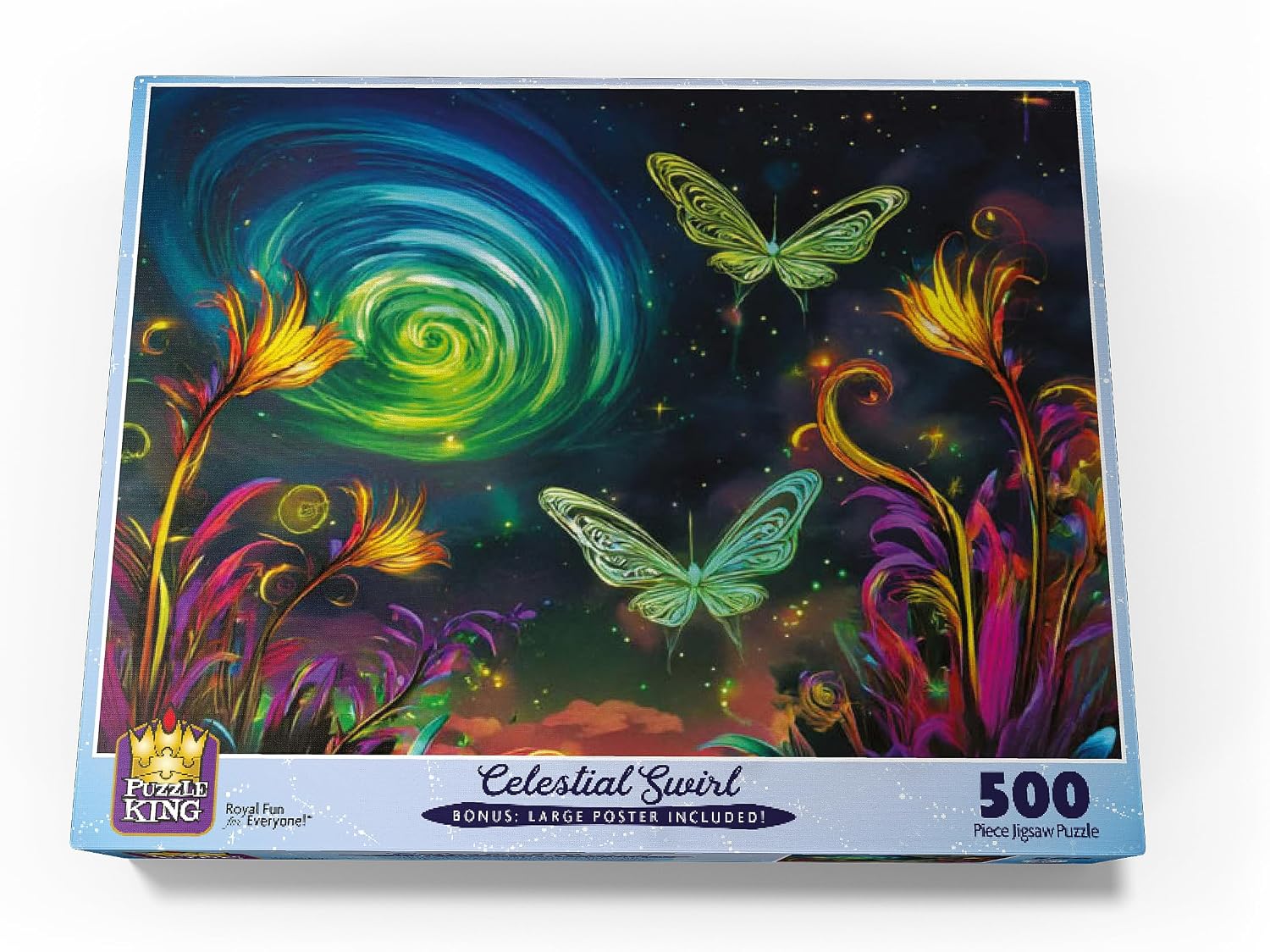 MyPuzzle Celestial Swirl - Premium 500 Piece Jigsaw Puzzle for Adults