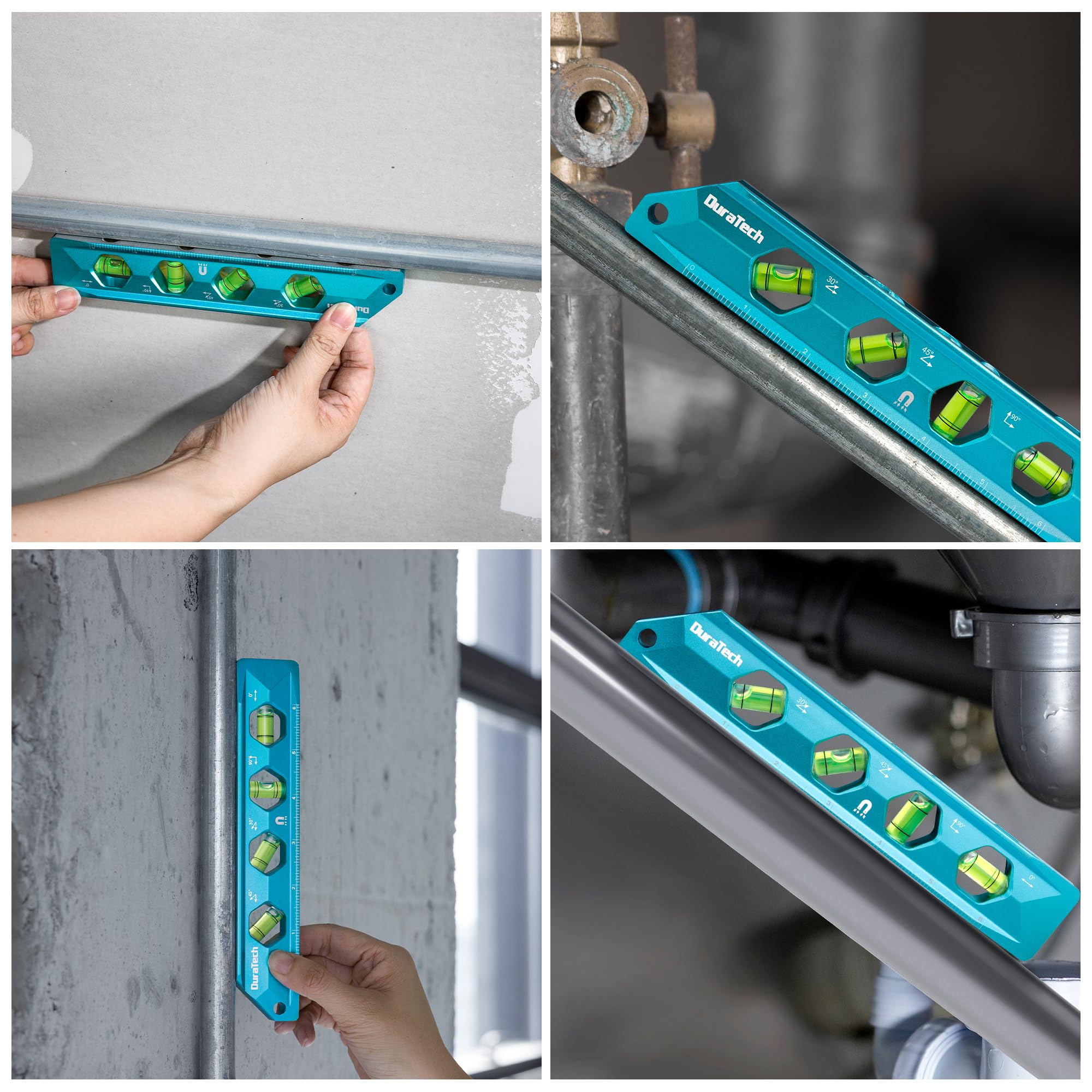DURATECH 8-Inch Level - Magnetic & Easy to Read -8