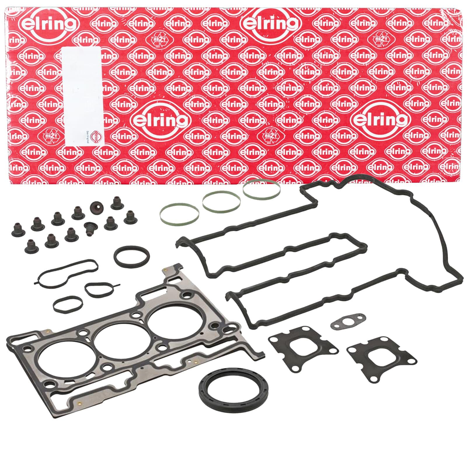 ELRING 713.111 Kit guarnizioni Testata con guarnizione tenuta stelo valvola | Compatibile con: FORD B-MAX, B-MAX Van, C-MAX II, C-MAX II Van, ECOSPORT, FIESTA VI, FIESTA VI Van, FIESTA VII