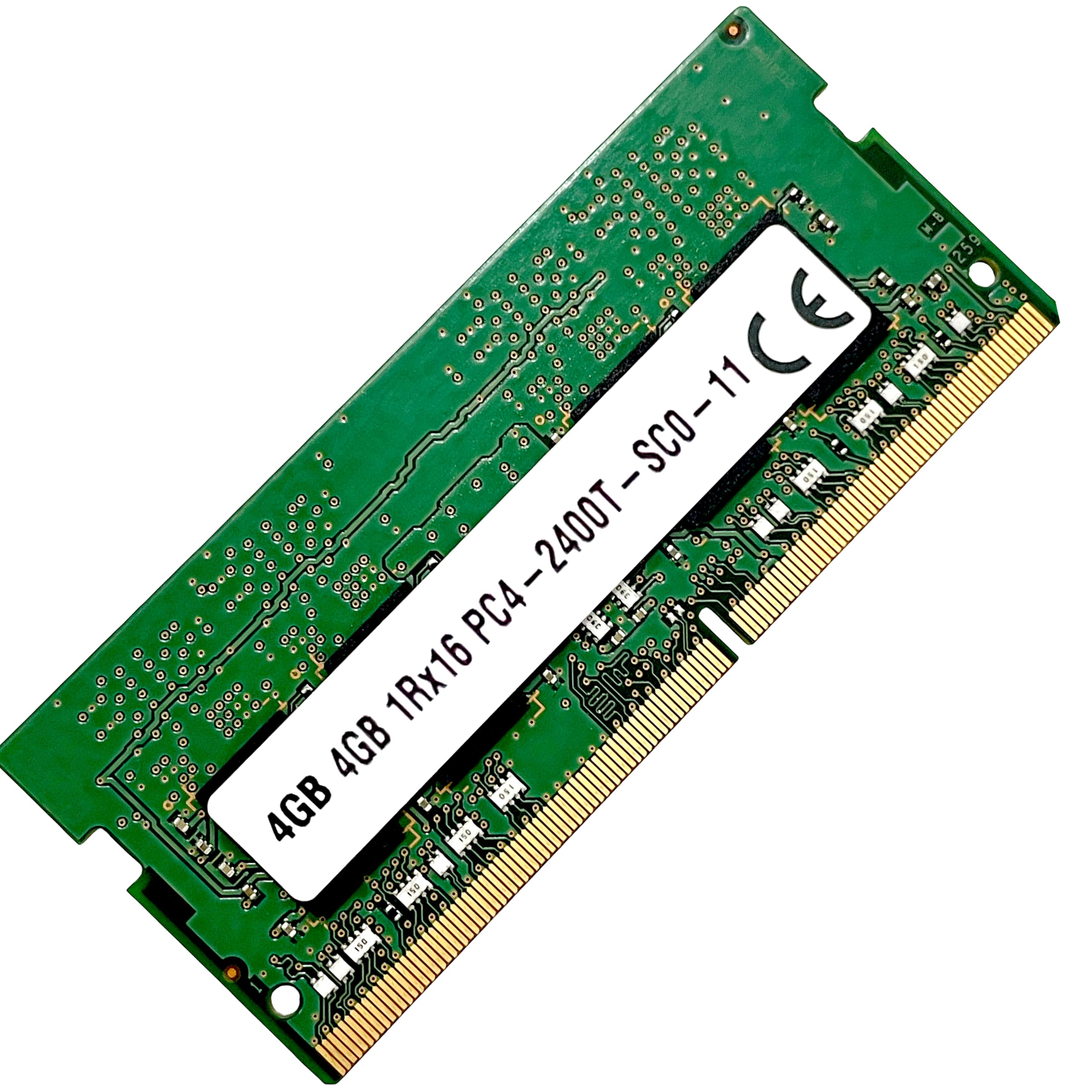 Memoria RAM 4GB DDR4 2400MHz PC4-19200 Non-ECC Unbuffered 1.2V 1Rx16 Single Rank 260 Pin Módulo SODIMM para Ordenador Computadora Laptop Notebook PC Alto Rendimiento 51CH035_