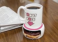 Vista 3 de Taza con agujero para donut, de Bigmouth Inc