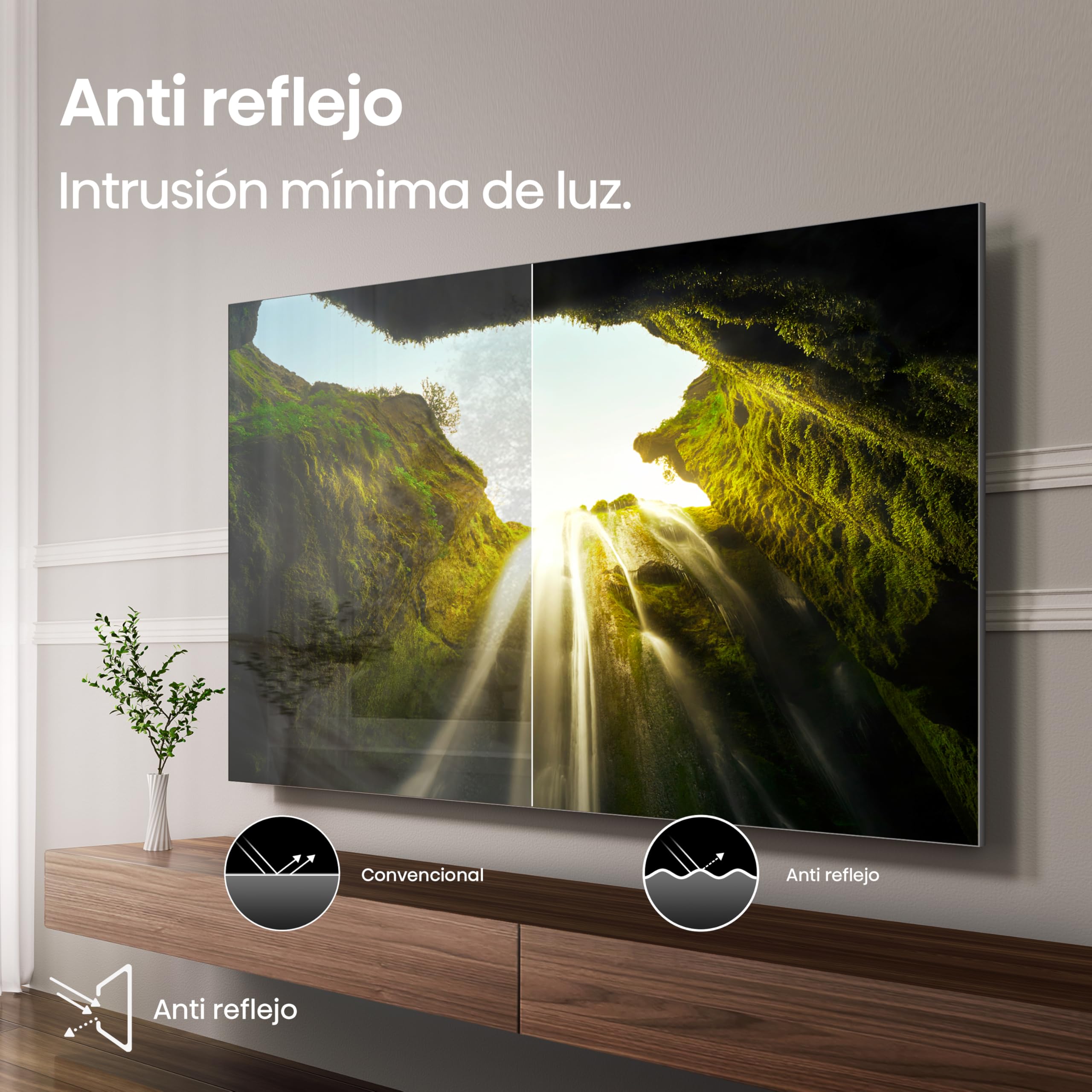 Hisense 100U70Q Pro - Mini LED Pro Smart TV 100 Pulgadas, Procesador Hi-View IA Pro, Modo Juego Ultra de 165Hz, Full Array Local Dimming, Sonido 2.1.2, Dolby Vision IQ, Dolby Atmos, Antireflejos