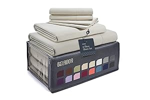 BELADOR Silky Soft Full Sheet Set - Perfect Comfort for a Restful Night's Sleep