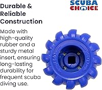 Vista 20 de Scuba Choice Scuba Diving Tank Valve Knob - Round