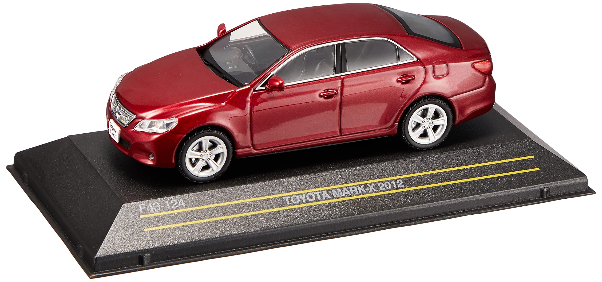 りんこ　1/43 トヨタ　マークX 350S　ミニカー　ダークレッド Amazon | FIRST:43 1/43 トヨタ マークX 2012 メタリックダークレッド