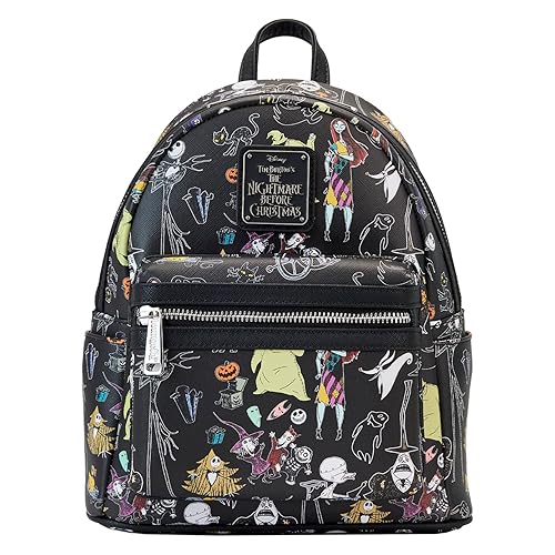 Loungefly x Nightmare Before Christmas Women's Allover-Print Character Mini Backpack - One Size - Multicolor