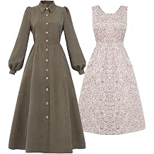 LTAKK Prairie Dress Women Pioneer Colonial Costume