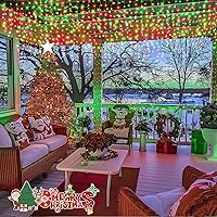 Vista 62 de Luces de Navidad azules al aire libre - 99 pies 1216 luces LED de carámbano para exteriores - Enchufe 8 modos luces centelleantes para decoraciones