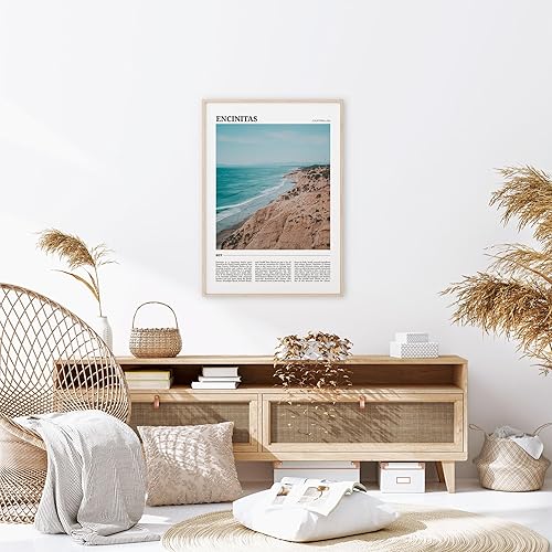 Miniatura 3 de Póster de viaje de Encinitas, arte de pared de Encinitas, impresión de póster de Encinitas, foto de Encinitas, decoración de Encinitas, California,