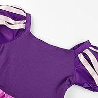 Vista 7 de JerrisApparel Disfraz de princesa para niñas, vestido de cosplay de Halloween, ropa de fiesta con accesorios