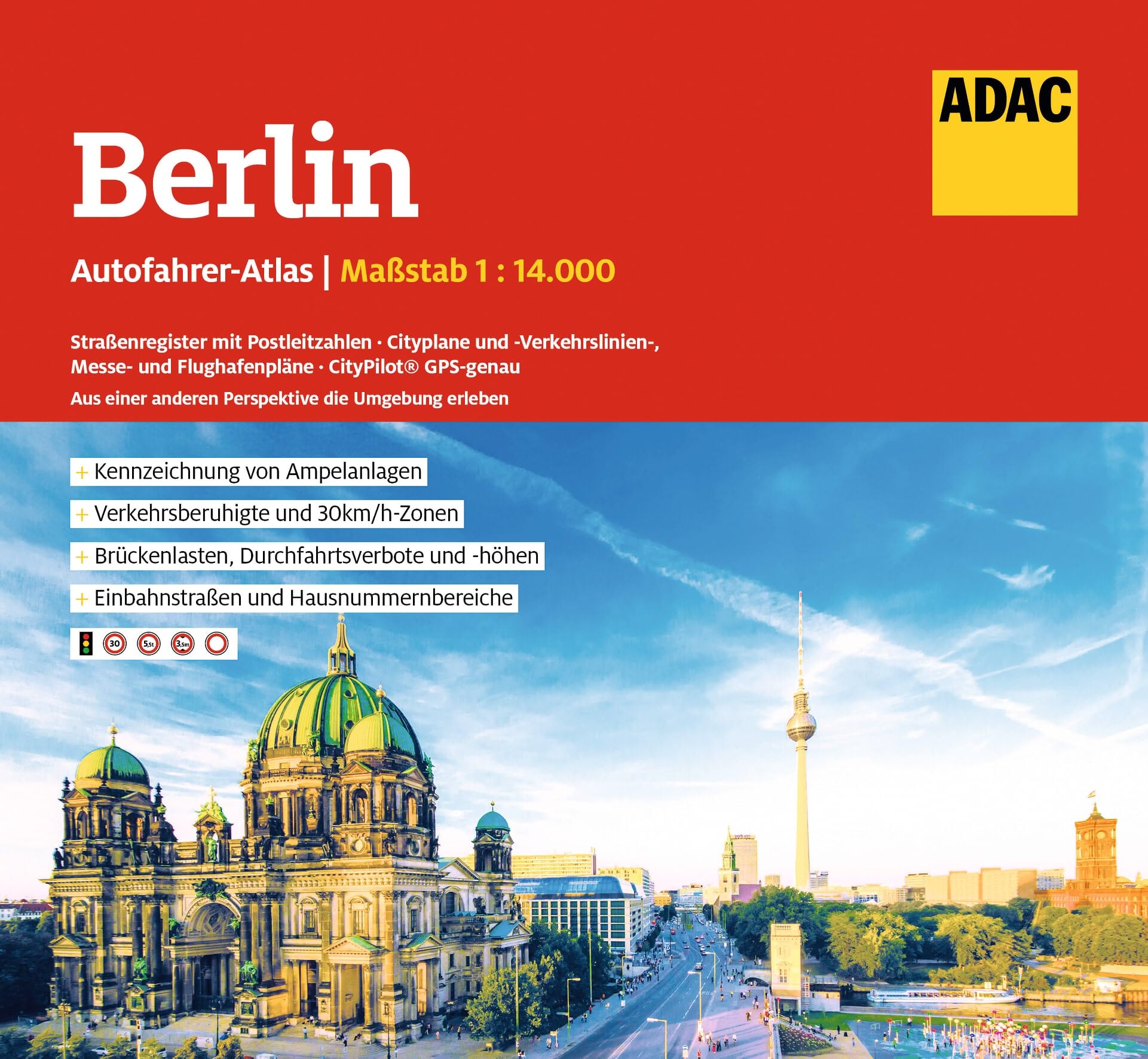 ADAC Autofahreratlas Berlin 1:14.000