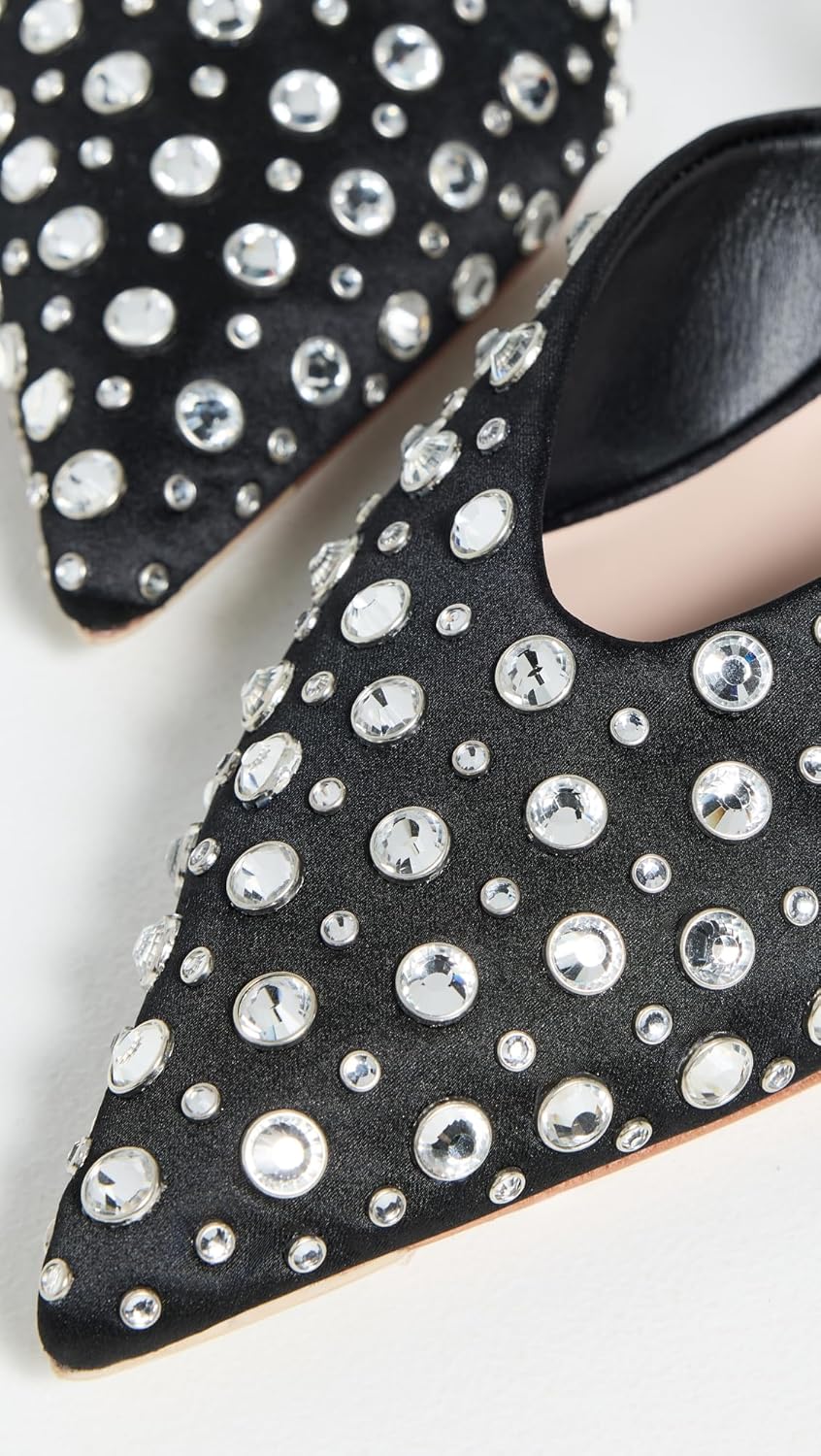 Loeffler Randall Women's Rio Smocked Kitten Heels - Image 5