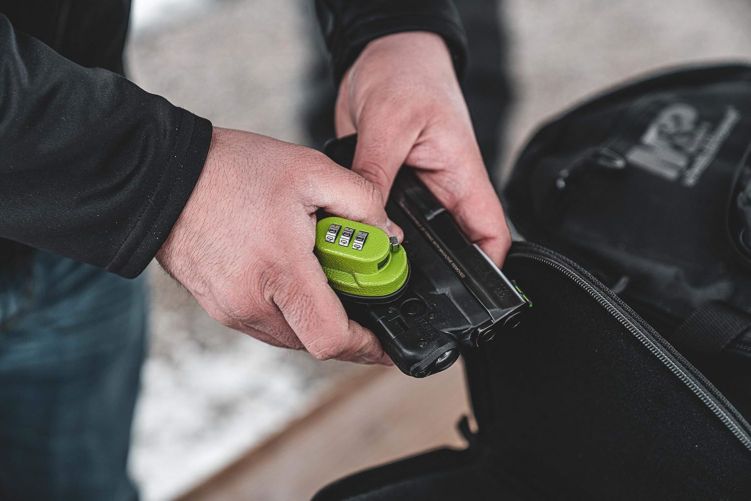 LOCKDOWN Combination Trigger Lock with Non-Marring, California DOJ Approved Design and Heavy Duty Construction for Secured Storage of Rifles, Pistols or Shotguns