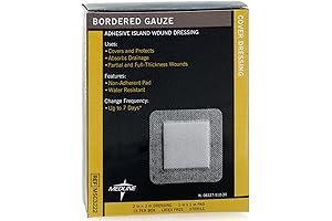 Bordered Gauze Adhesive Island Wound Dressings