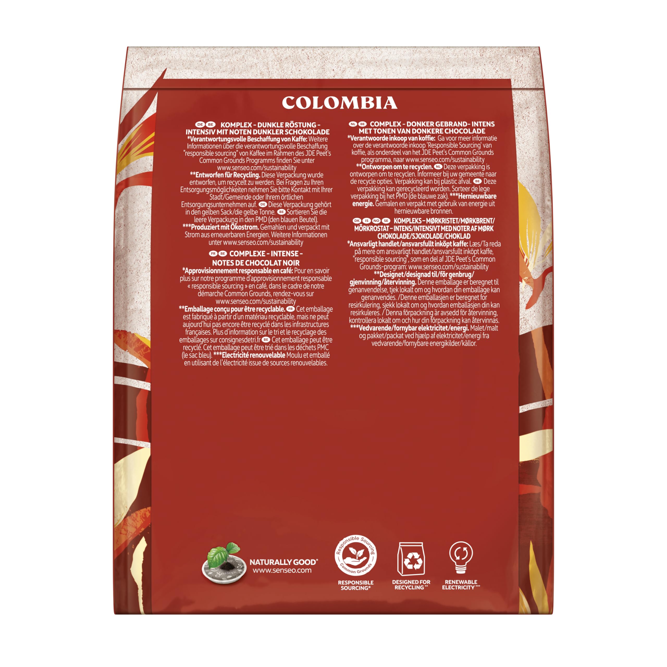 Senseo Pads Origins Colombia, Vorratspackung, 10 x 32 Getränke, 320 Kaffeepads
