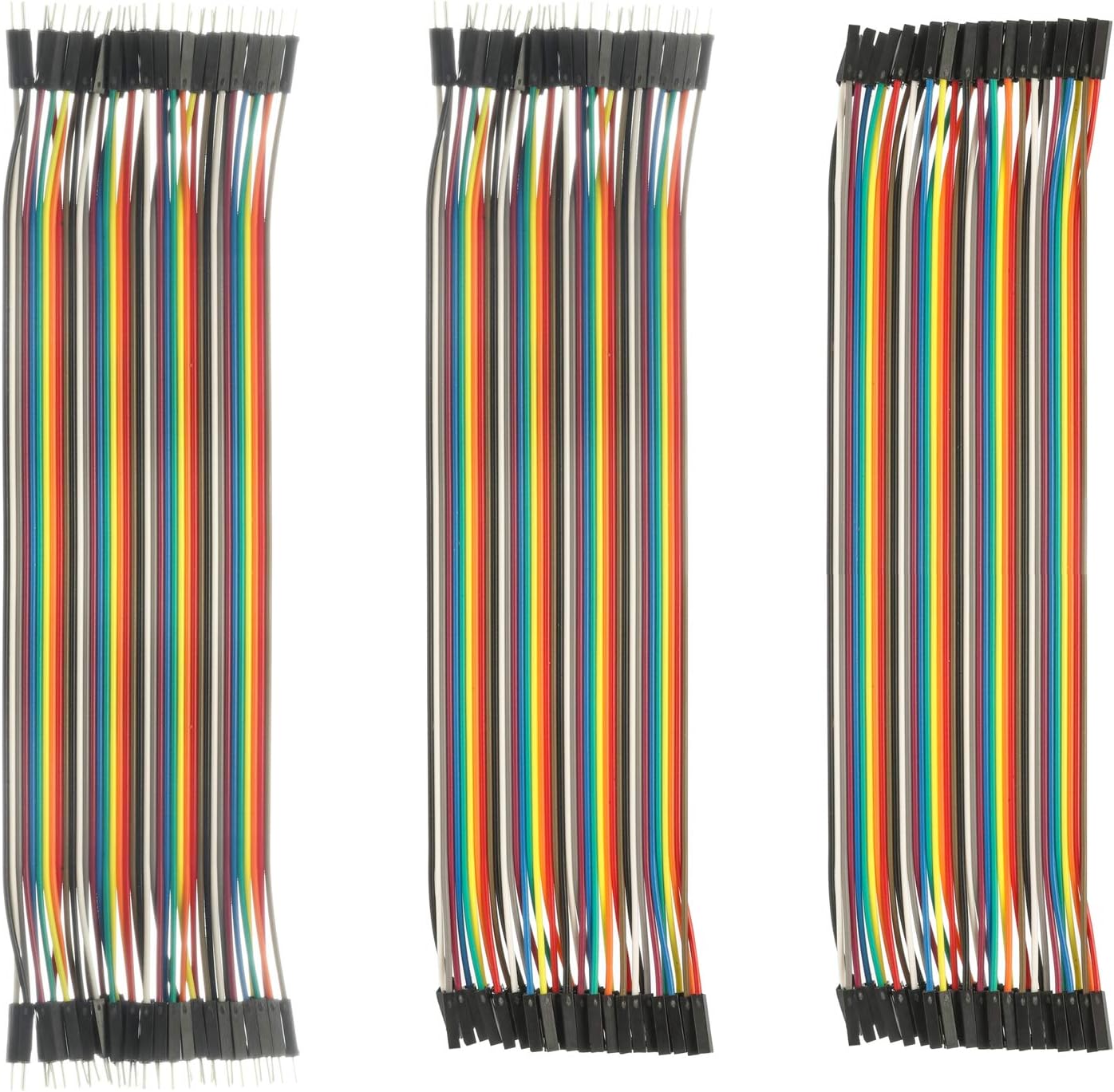 Jumper Wires Set - 120 PCs 3in1 breadboard Wires, Male to Male, Female to Male, Female to Female