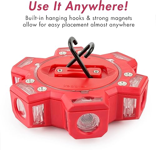 Miniatura 5 de Wagan FRED - Disco de emergencia intermitente para carretera, 6 modos de flash para seguridad en carretera, intermitente de advertencia con imán y