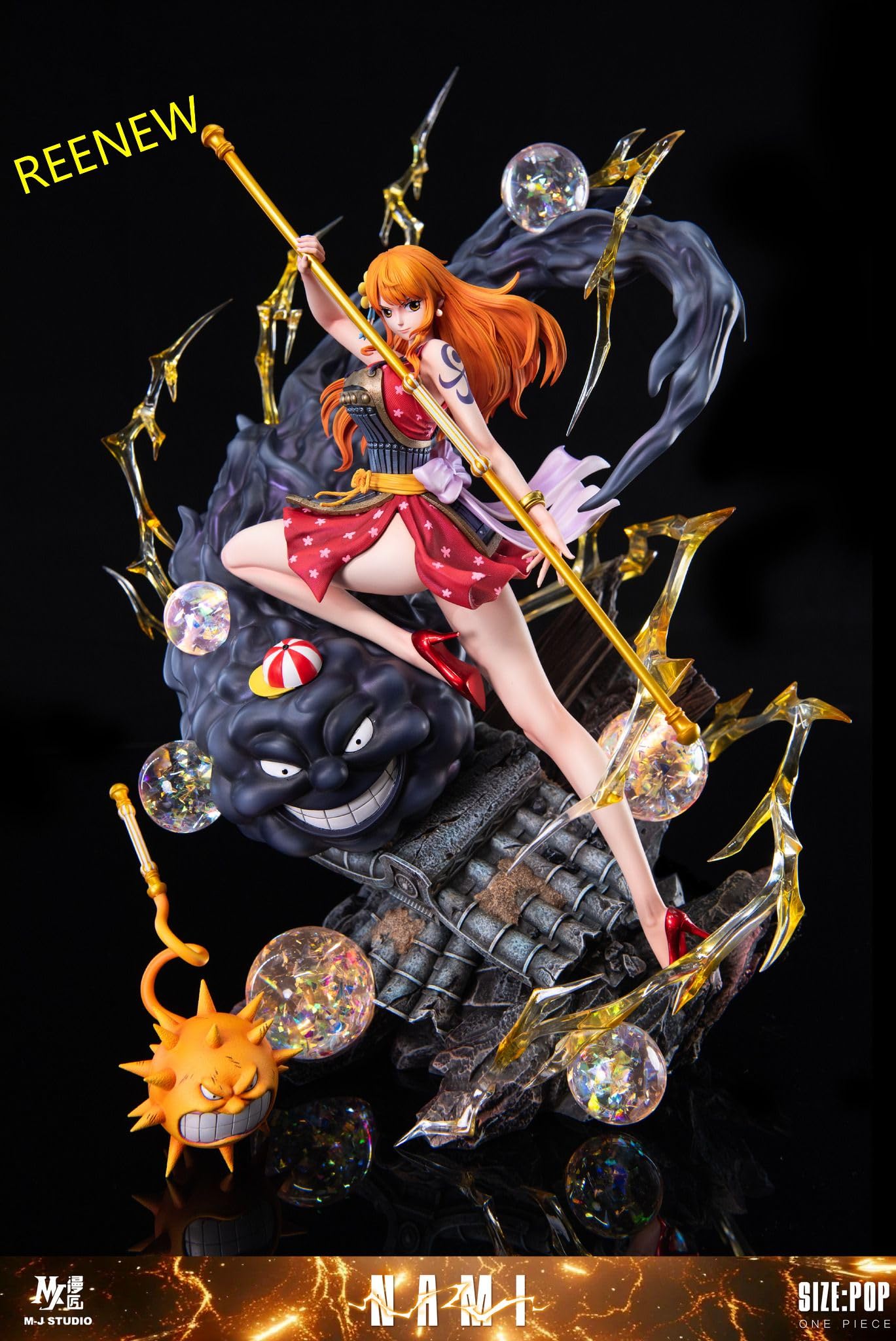 Amazon.co.jp: REENEW POP 燃えナミ フィギュア ガレージキットシーン 