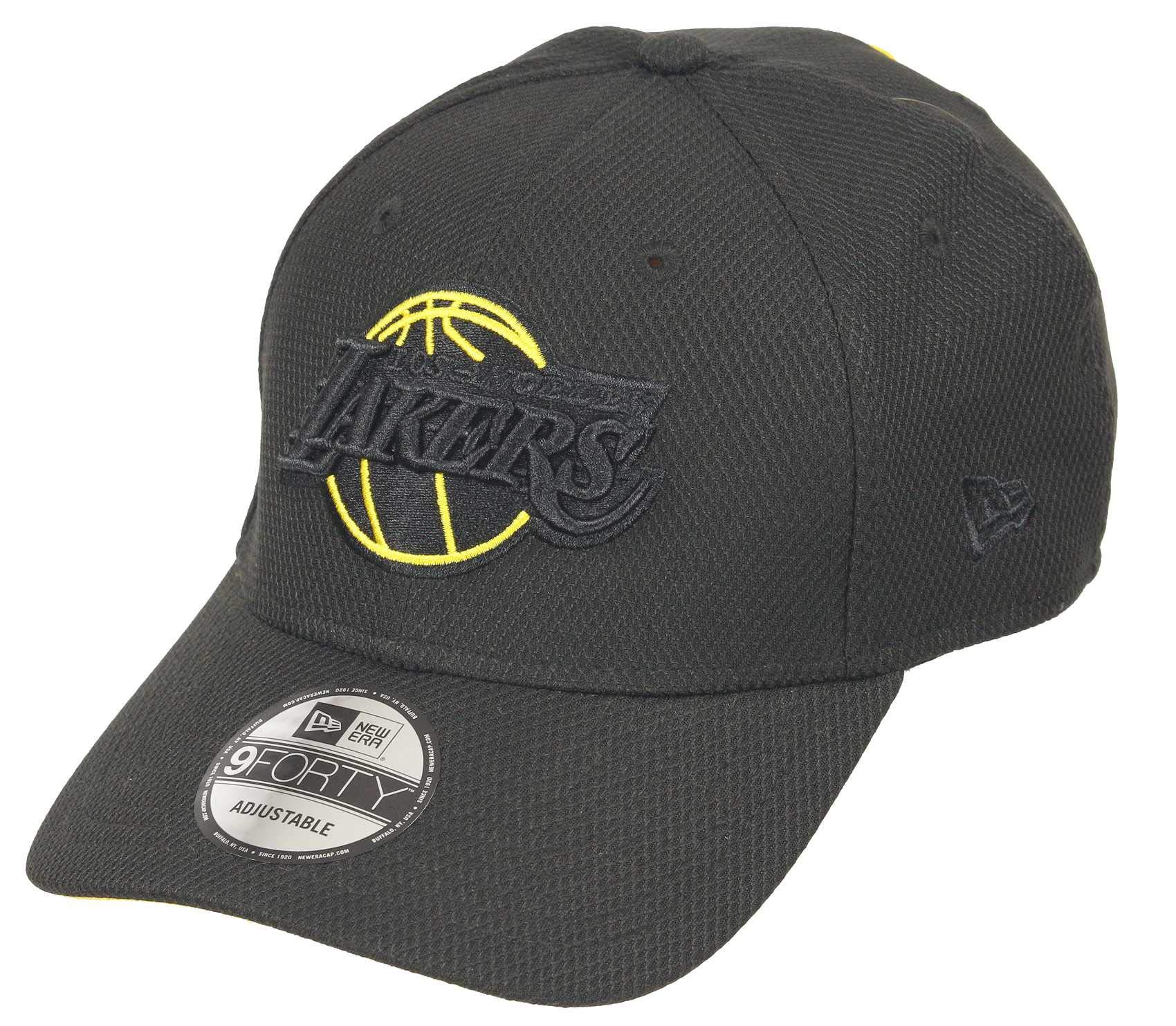 New Era Los Angeles Lakers 9forty Adjustable Snapback Cap NBA Colour Pop Black - One-Size — image 1