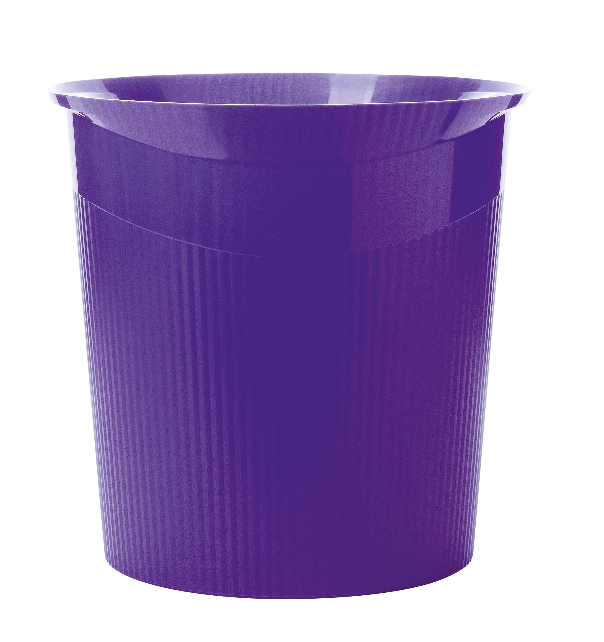 HAN cestino per la carta Re-LOOP – 6 UNITÀ, say yes to 100% recycled, capacità di 13 litri, design giovane e innovativo, stabile ed elegante, nero, 18148-913