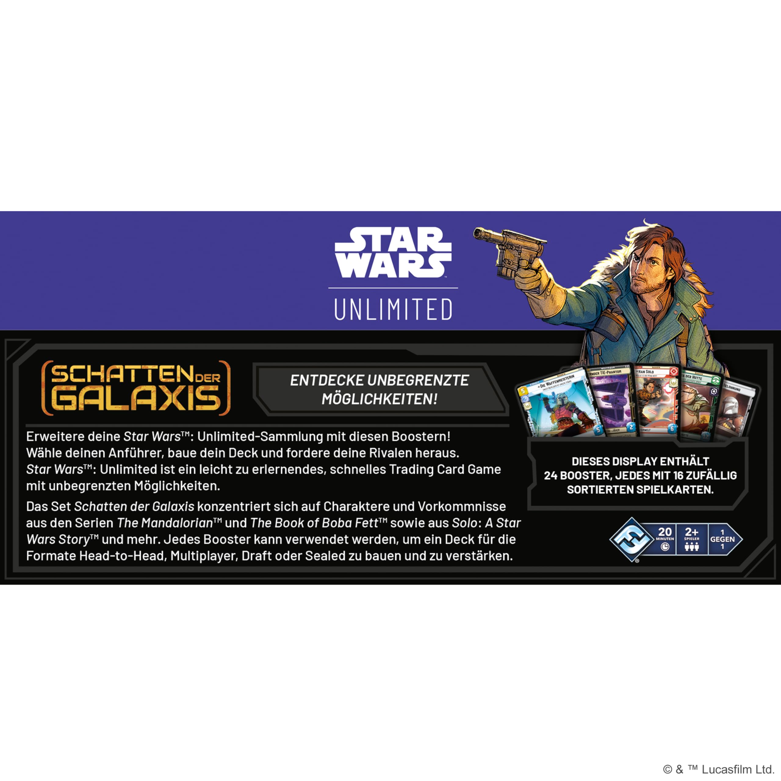 Asmodee, Star Wars: Unlimited Trading Card Game – Schatten der Galaxis
