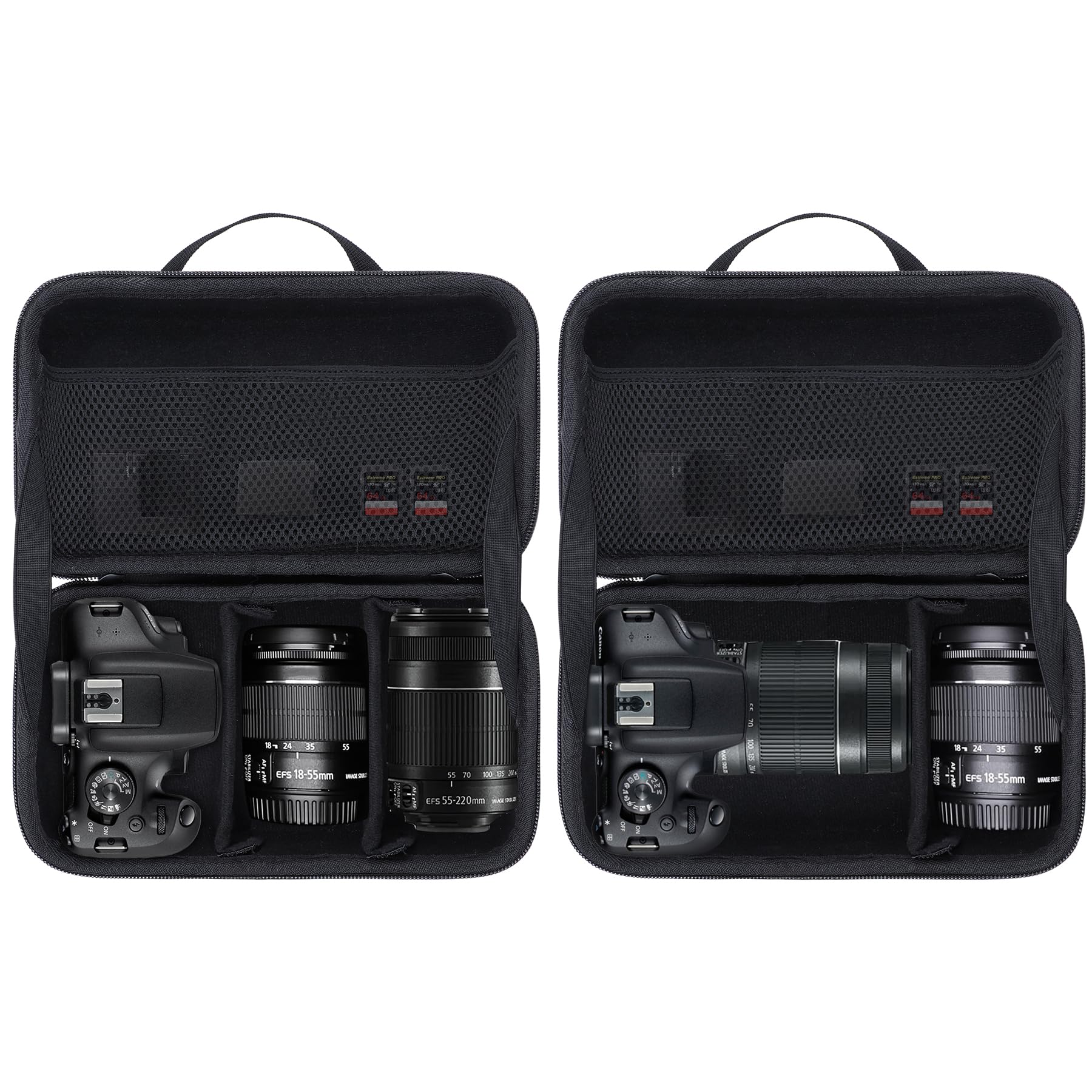 Dur Étui de Protection Compatible avec Canon EOS 2000D/ R50 / R6 Mark II / 90D / R8 / R7 / 800D / R5 / 5D Mark IV Appareil Photo