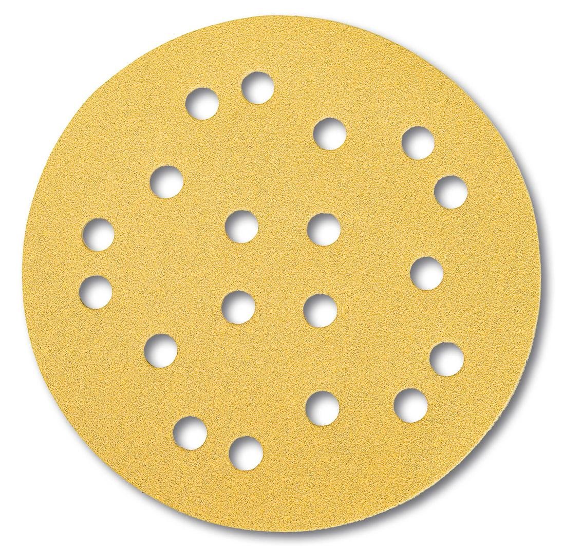 Mirka Złote 19-krotnie perforowane tarcze GRIP P500 Ø 125 mm (100 szt.)