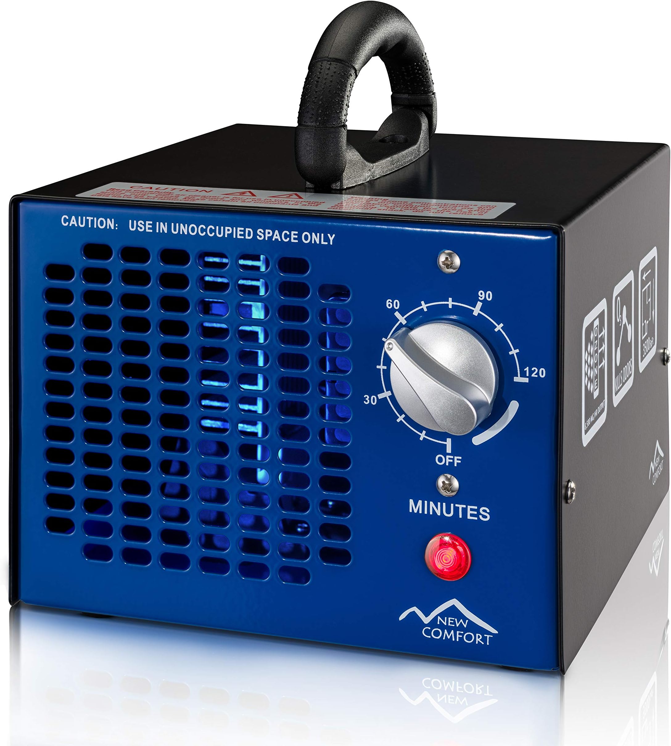 Blue Commercial 8,500mg/hr O3 Ozone Generator Air Purifier