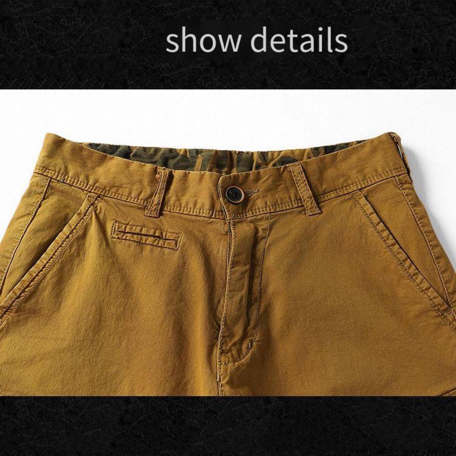 Pantaloncini Short Uomo Pantaloncini da Lavoro retrò da Uomo Versatili Pantaloni da Lavoro Casual