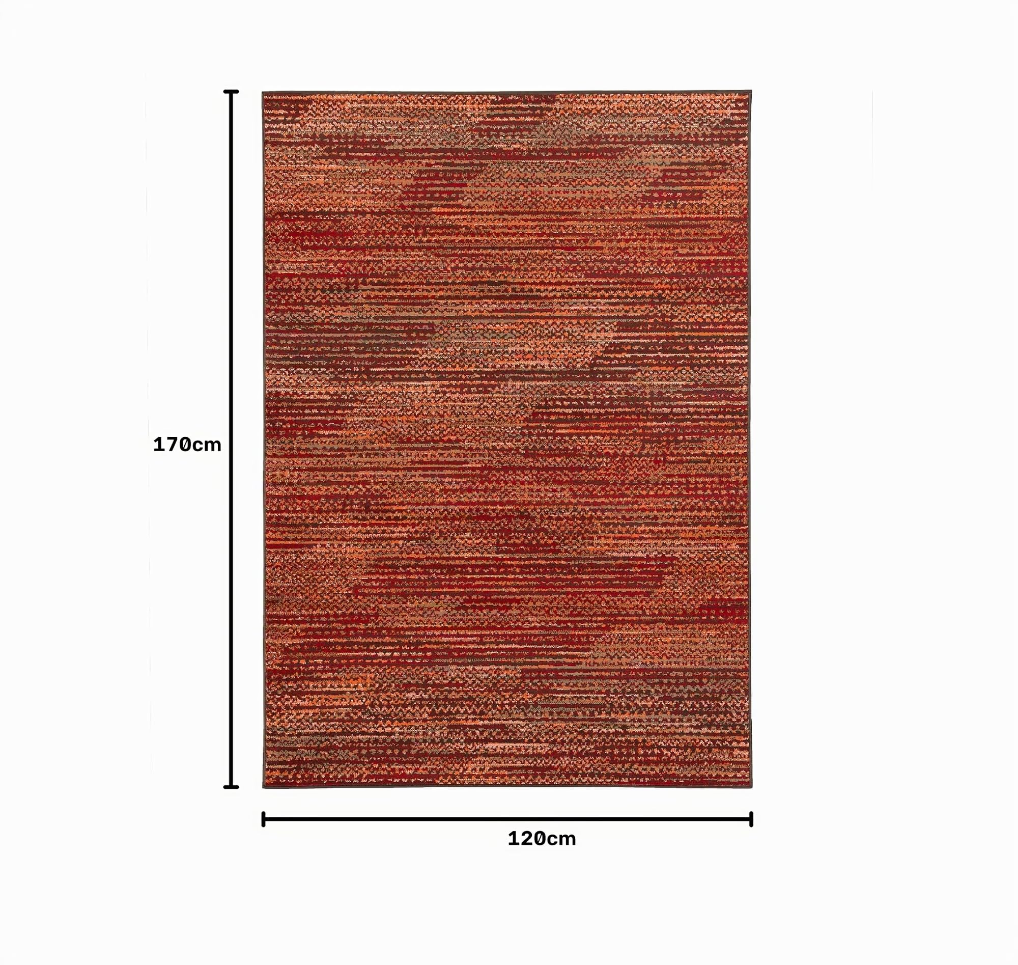 Pergamon Designer Teppich Samba Terrakotta Verlauf in 5 Größen