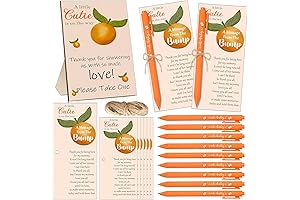 Charming Little Cutie Baby Shower Party Favors with Thank You Cards