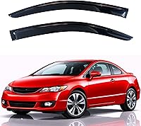 Vista 107 de KPY Moldura deflectora de viento con protección contra la lluvia compatible con GMC Terrain 2018-2023, 4 unidades, para ventana lateral, autoadhesiva