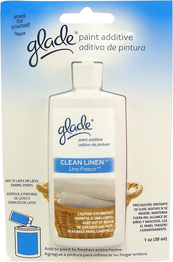 Glade Scented Paint Additive, Clean Linen, 1 oz, PACL
