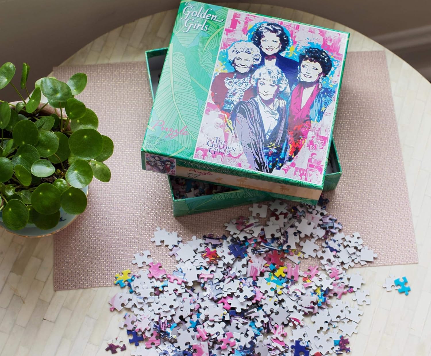 The Golden Girls Puzzle for Adults and Kids | 1000 Piece Jigsaw Puzzle | Funny Retro '80s TV Show Collage | Interactive Brain Teaser for Family Game Night | 28 x 20 Inches
