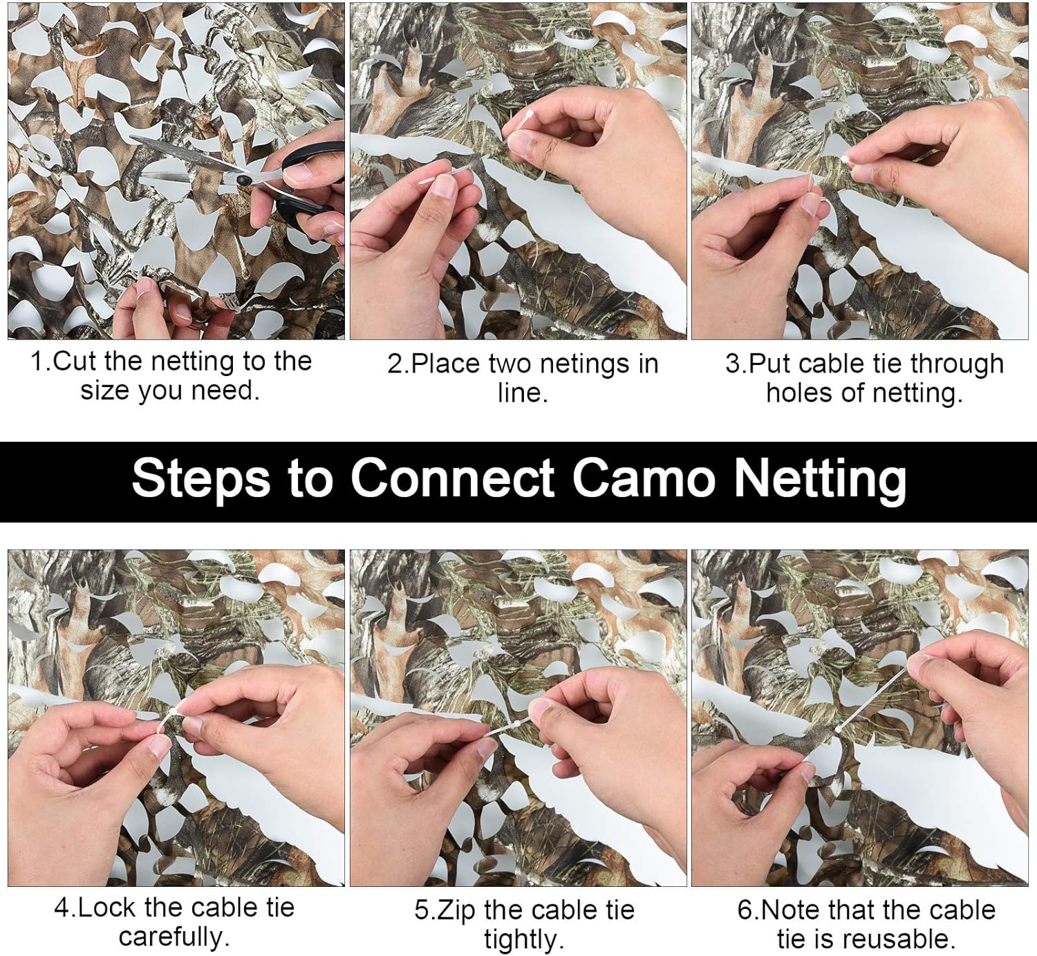 Camo Netting Camouflage Net Military Nets for Hunting Blinds Shooting Camping Sunshade Party Decoration