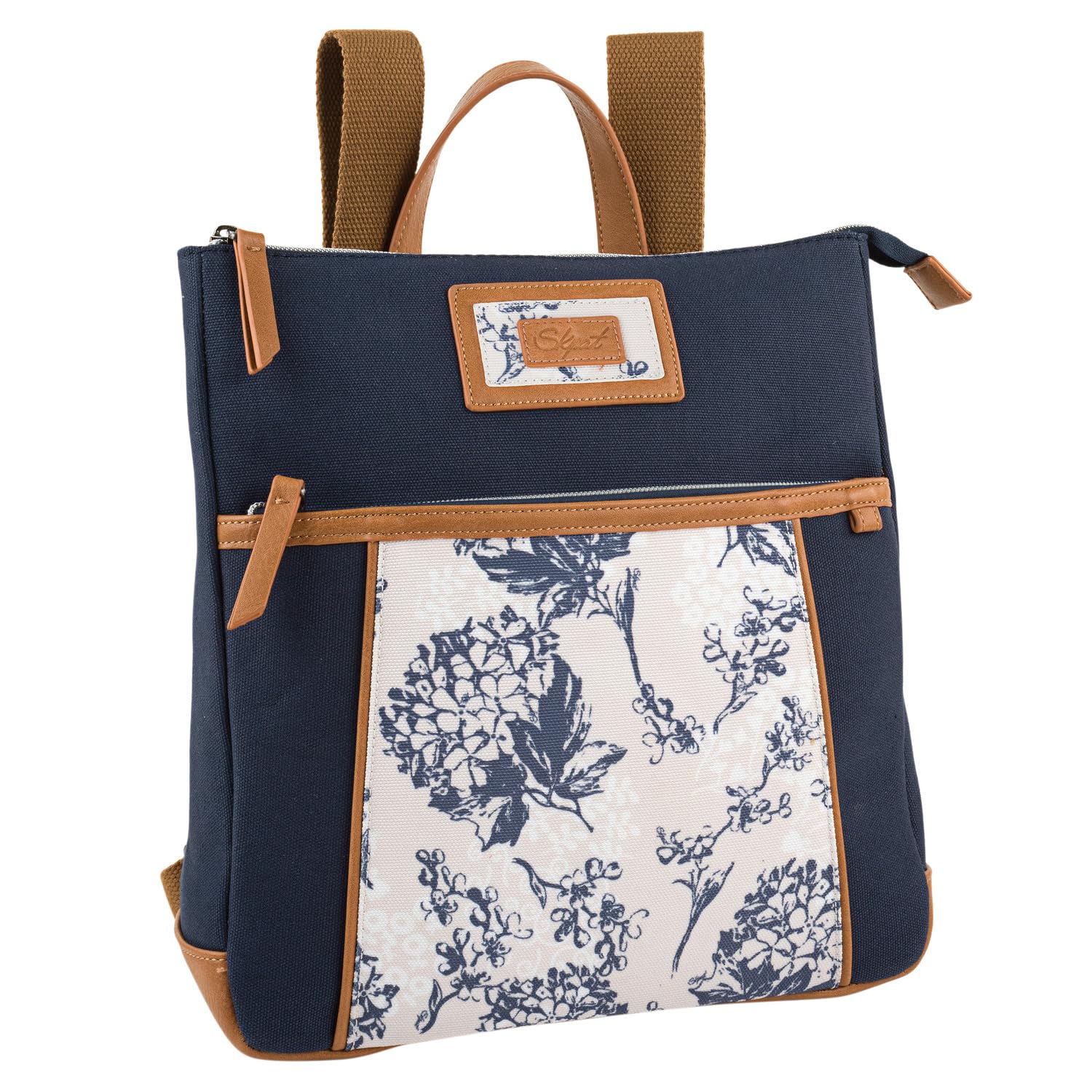 SKPAT - Bolso Mochila Mujer Elegante Tipo Casual Moderna Para Vestir Mochilas Mujer Estilo Urbano Mochila Negra Mujer Pequeña Ideal Para Uso Diario, Marino