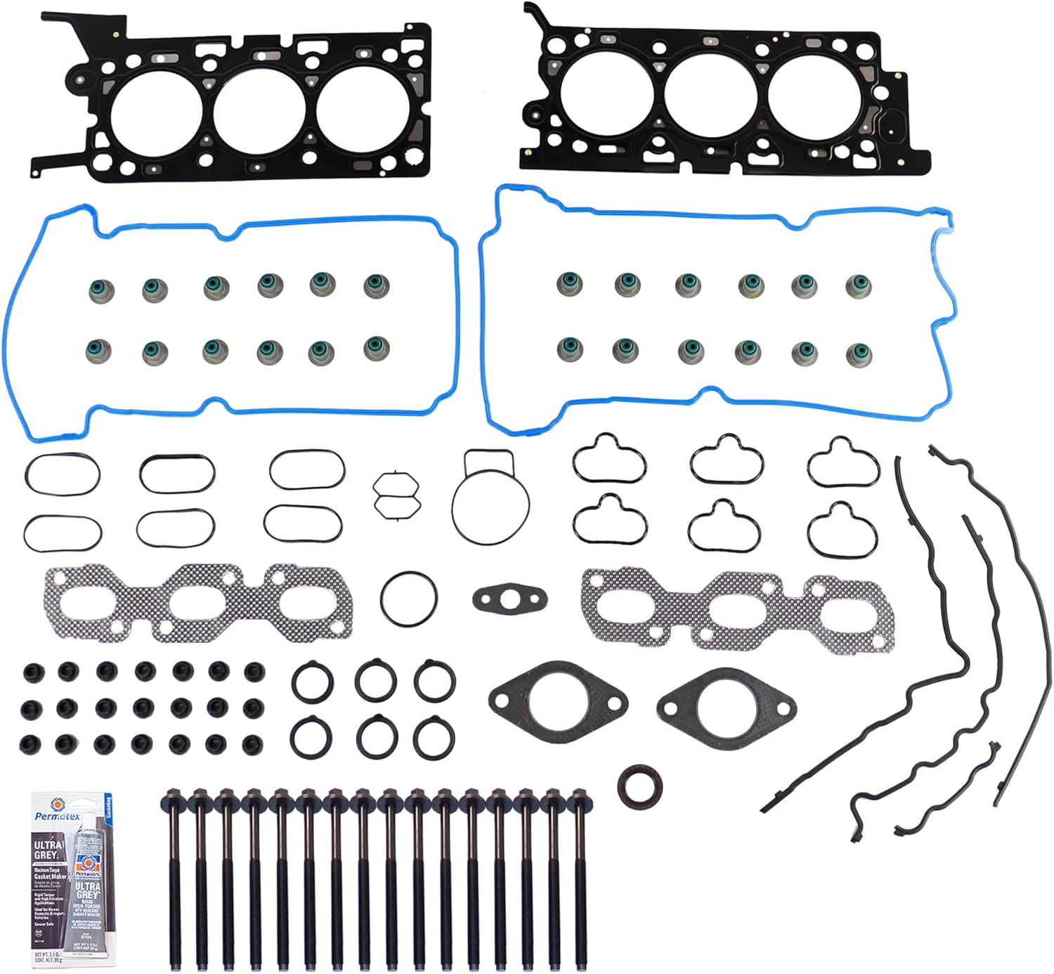 CPWK304 Head Gasket Set Bolt Kit Fits: 03-04 Ford Escape 3.0L V6 DOHC 24v DURATEC VIN 1