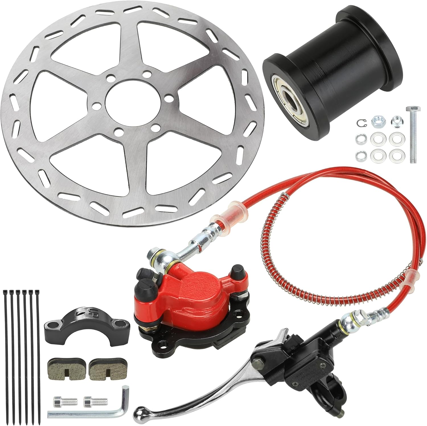 YOXUFA Mini Bike Hydraulic Brake Caliper Kit + 180mm Mini